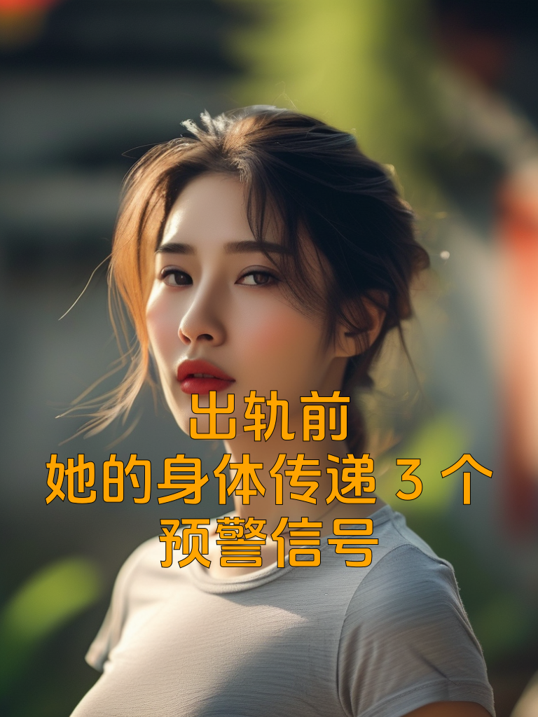 出轨前，她的身体传递3个预警信号