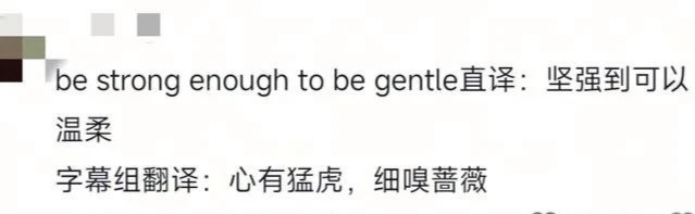 再次拜服于中文翻译的魅力！