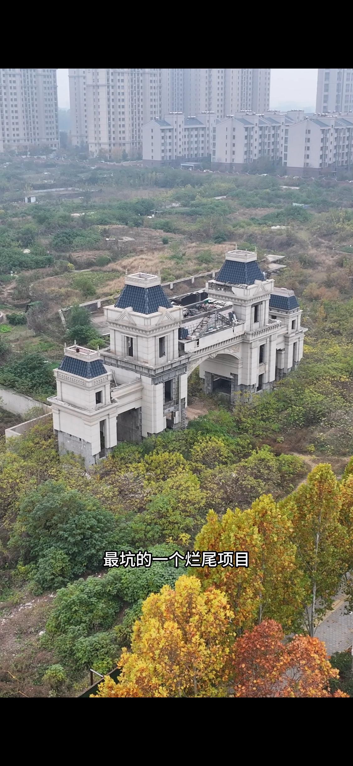 这就是许家印在中国最坑的一个烂尾项目，当年他仅凭一座大门和一张效果图，就把整个小