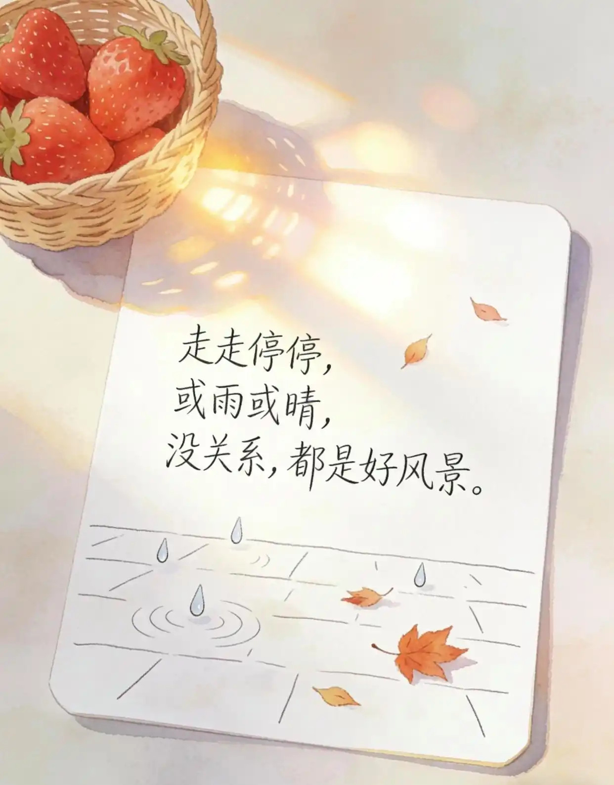 早安当你明白人生和自我都不是用来战胜而是用来相处的，你就会明白有些东西虽然并不合