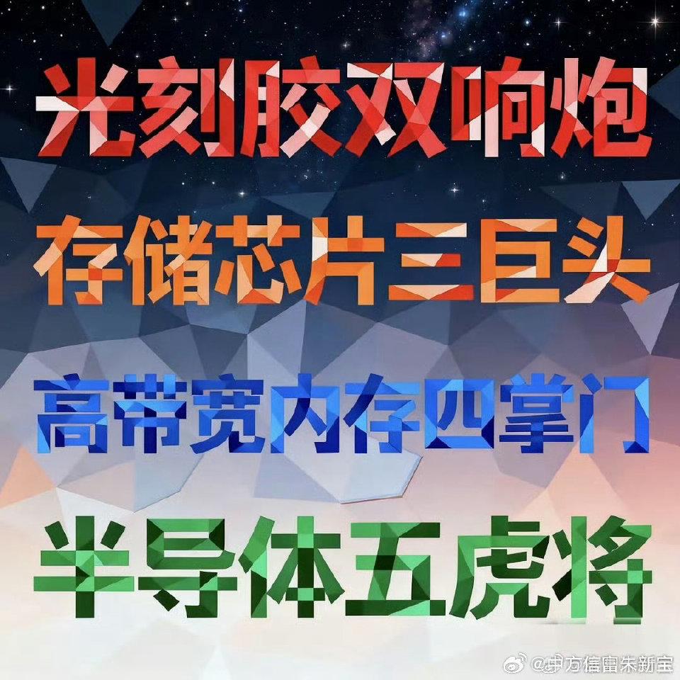 转需：半导体赛道龙头概念全梳理，假期有空的话研究一下，看看那些有机会。