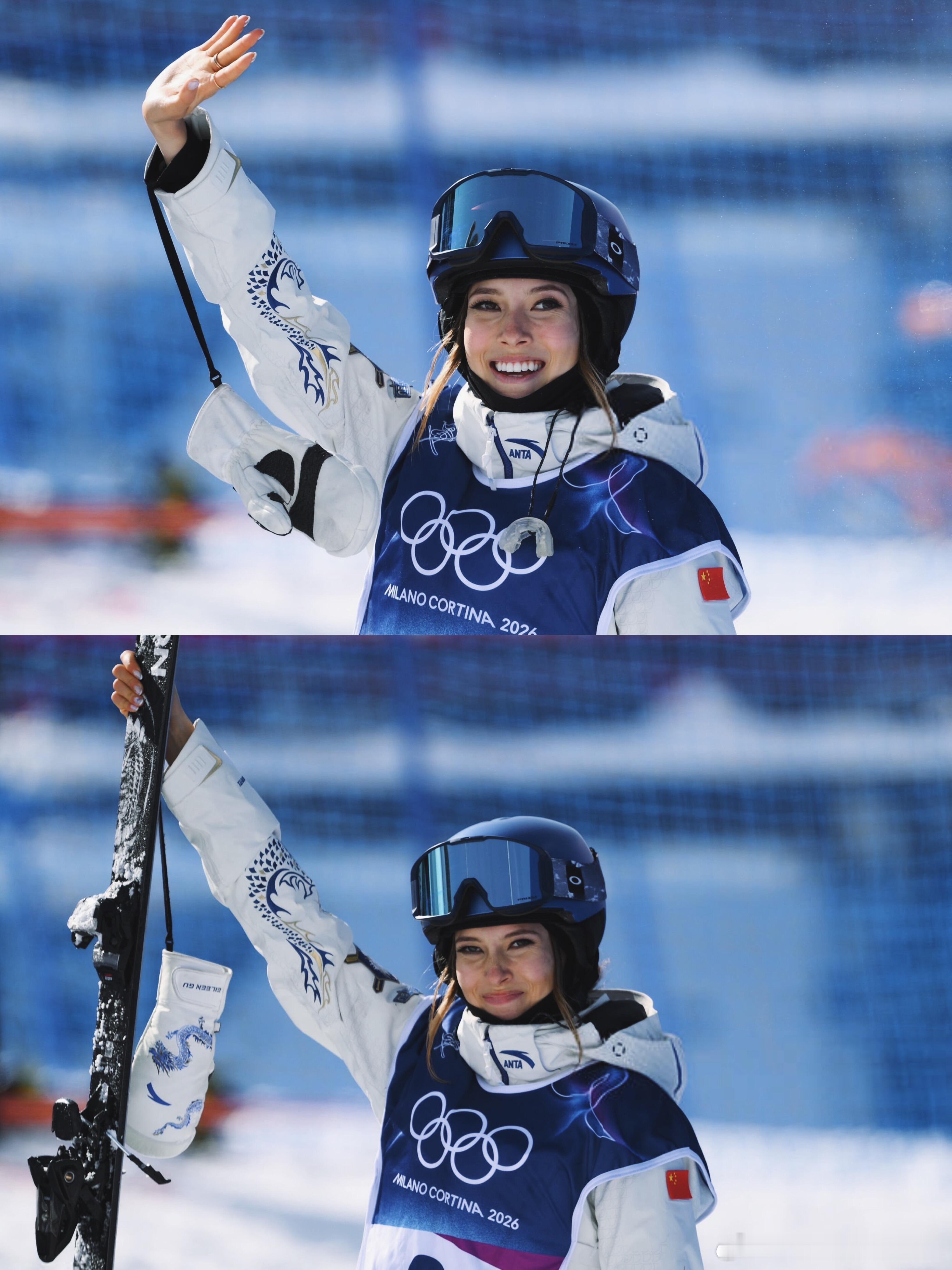 谷爱凌1金2银完美收官两届冬奥会3金3银，u型池首个卫冕成功者，还有什么可以说的