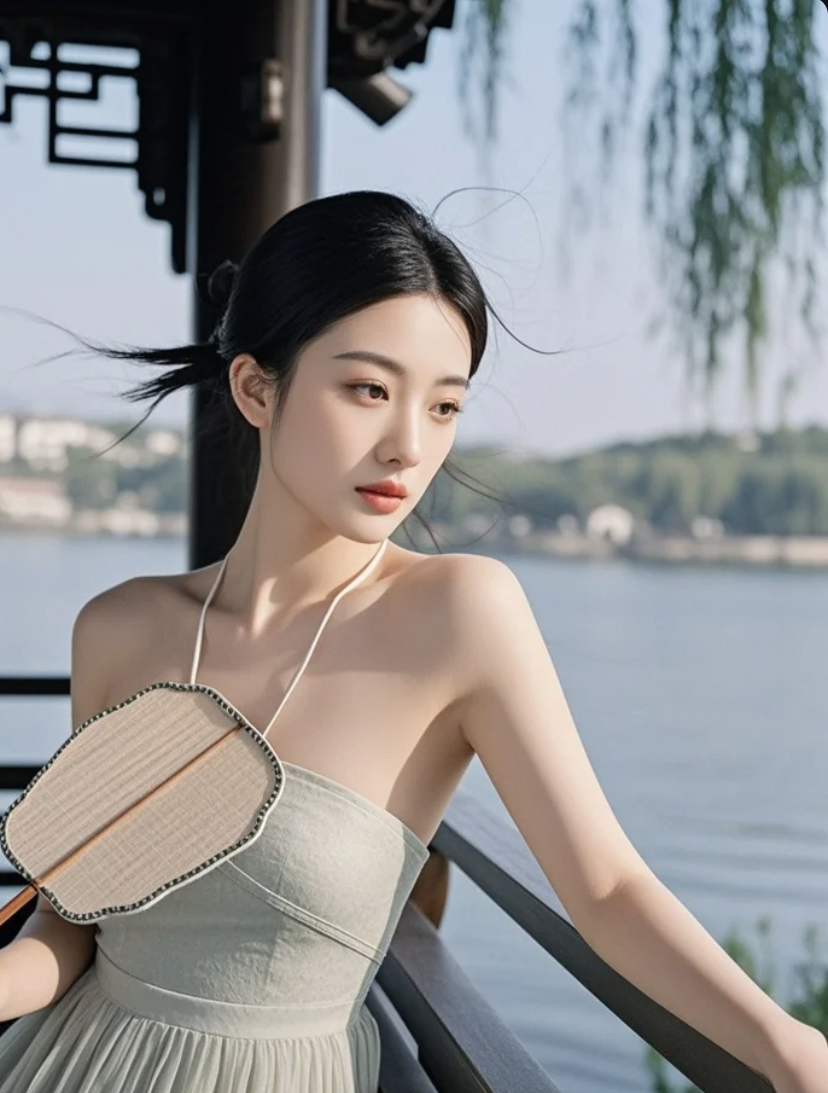 她的美，是古风里的温柔乡