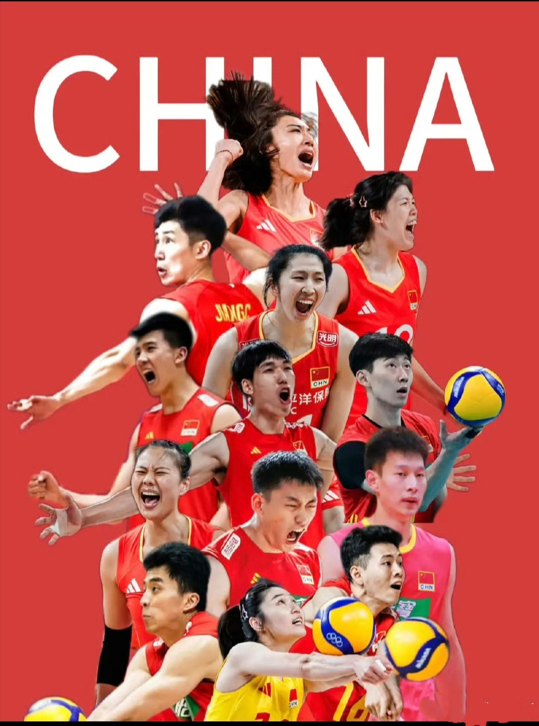 即将到来的2025年世界联赛，中国女排和中国男排面临的境况不同、目的任务也不一样：李盈莹、朱婷、袁心
