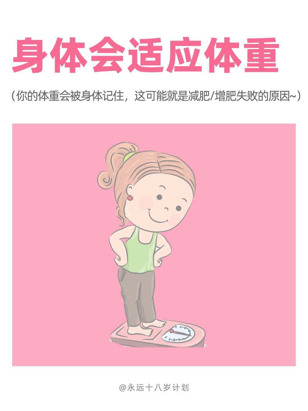 女子身高166体重到100斤就焦虑身体会适应体重，什么时候的你都是最美好的