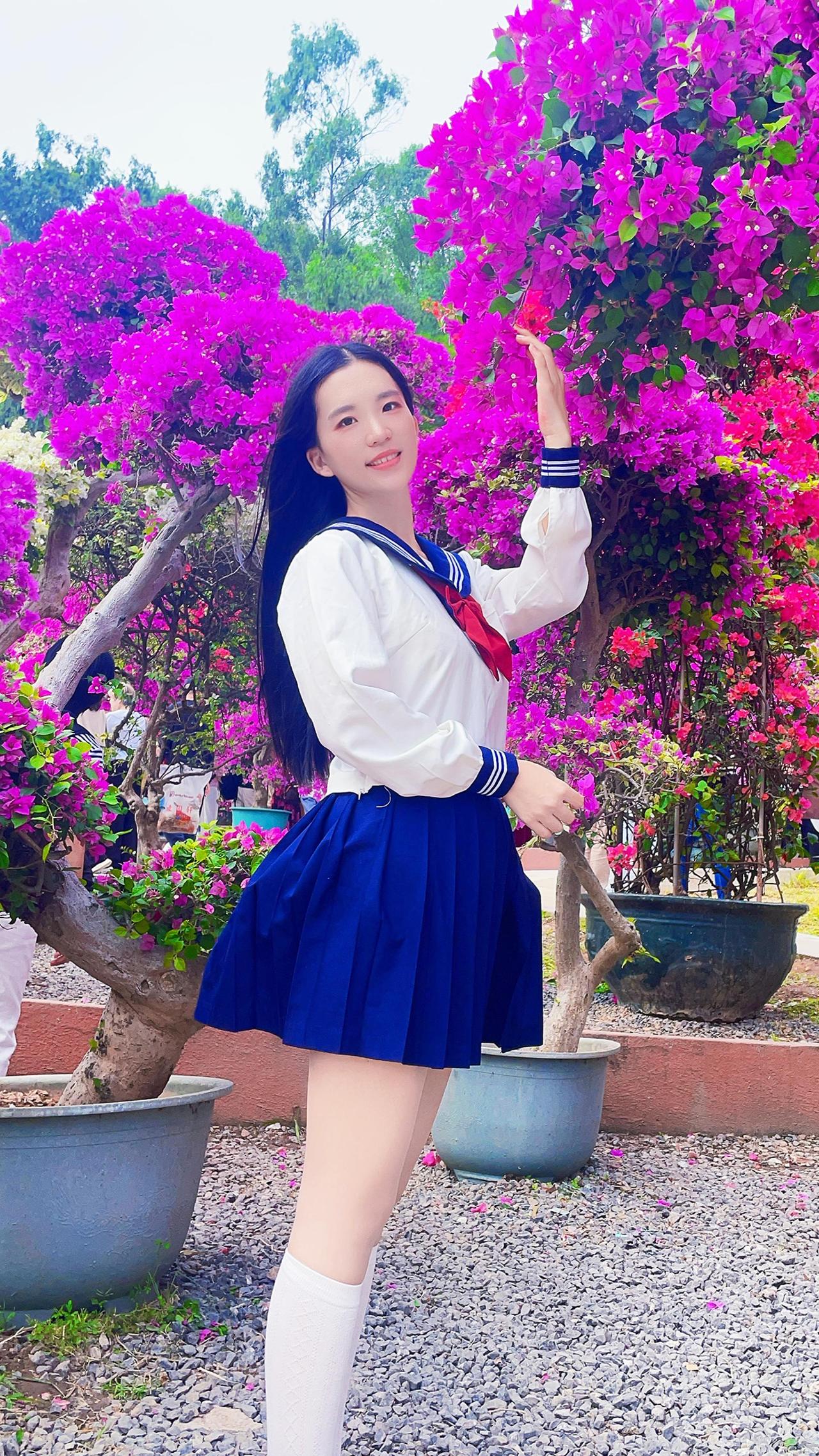 JK少女写真拍照姿势分享