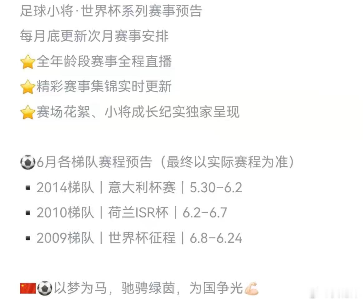 🇨🇳中国足球小将⚽️以梦为马·驰骋绿茵·为国争光中国足球小将中国足球
