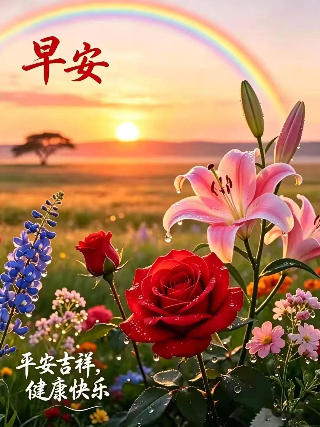 [比心]早安心语[比心]晨风吹醒防城港，浪拍金滩送晓光。白鹭翩跹云外舞，
