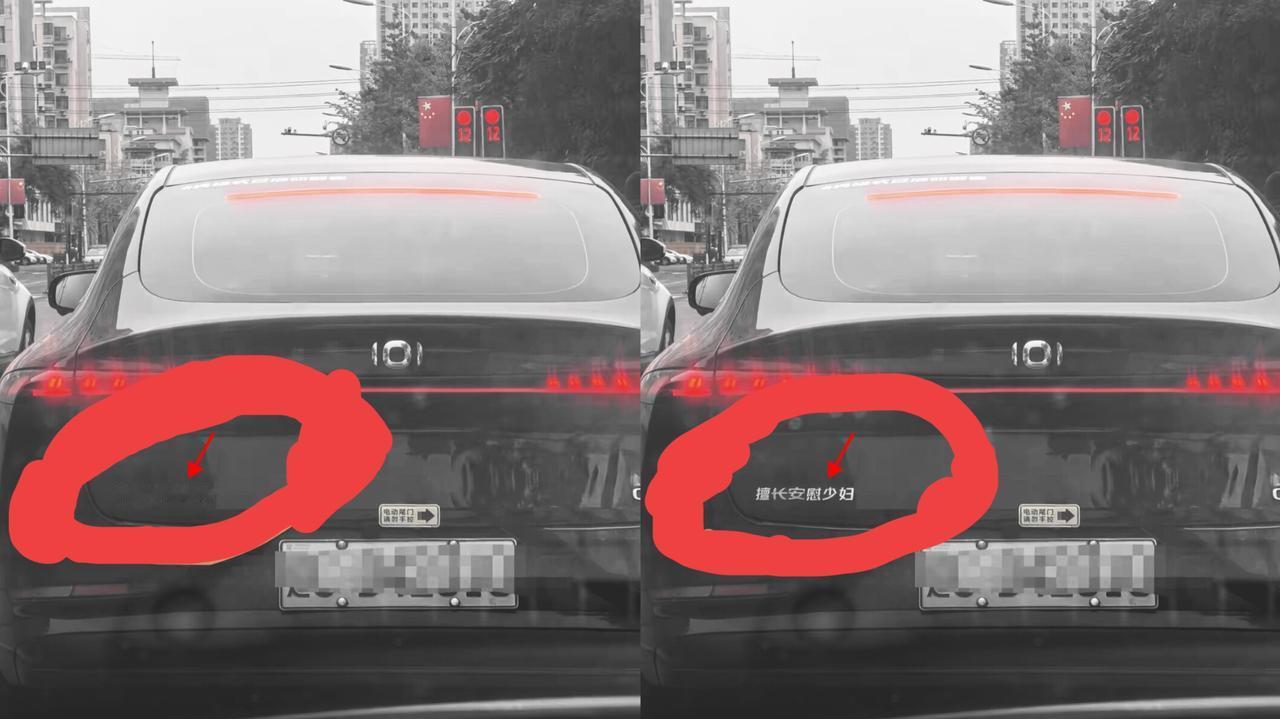 见过改车标的，没见过改得这么没底线的！把长安车标改成“擅长安慰少妇”，这司
