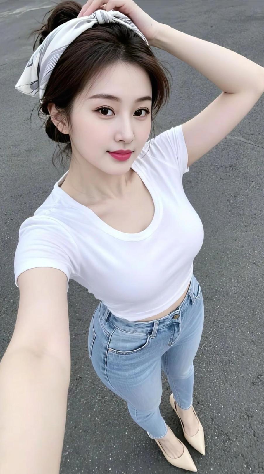 那天下午，我在公司楼下的停车场取车，远远看见一个姑娘站在空车位旁，对着手机镜头比