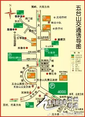 五台山交通指引图