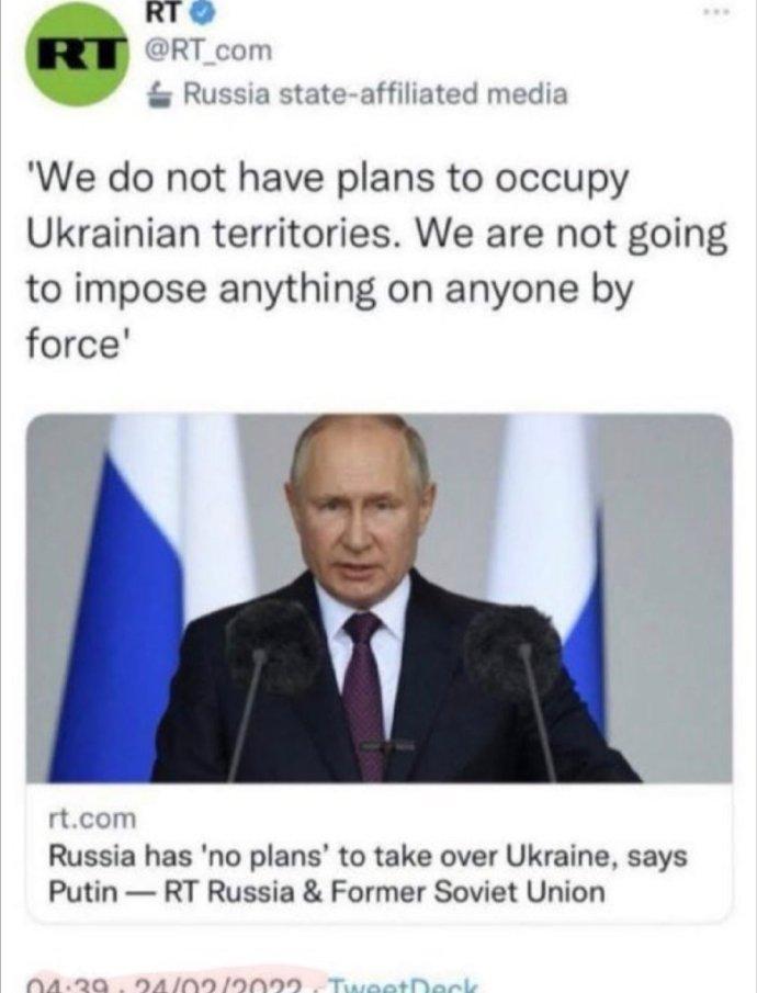 这个问题，阿普在前些天接受《今日印度》采访时给出了答案。他说，俄罗斯没有占领