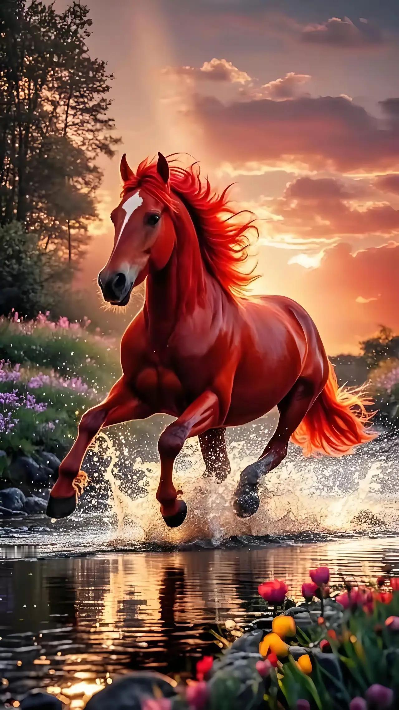 聚光灯亮照脑门，妹子唱歌真提神。马年咱也争口气，四蹄踏雪显微风。