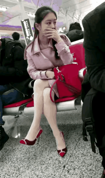 火车站的一道美丽风景线。