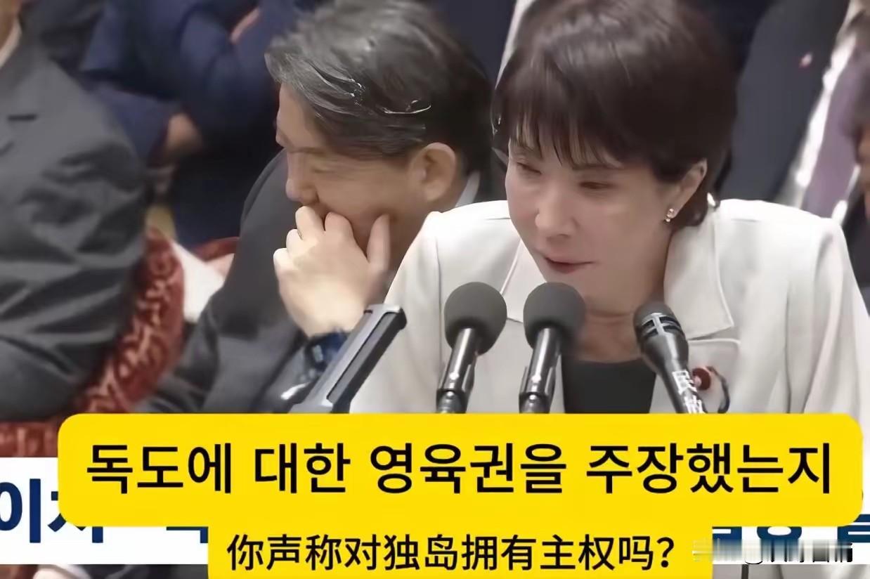 高市调转攻击的炮口，又对韩国独岛发表了进攻性言论。她说独岛是日本固有领土，早