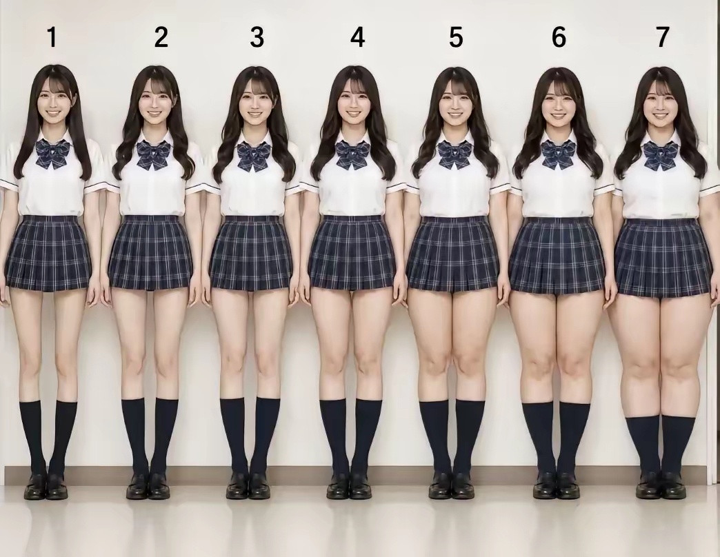 以你的审美，觉得那一号体形最完美？