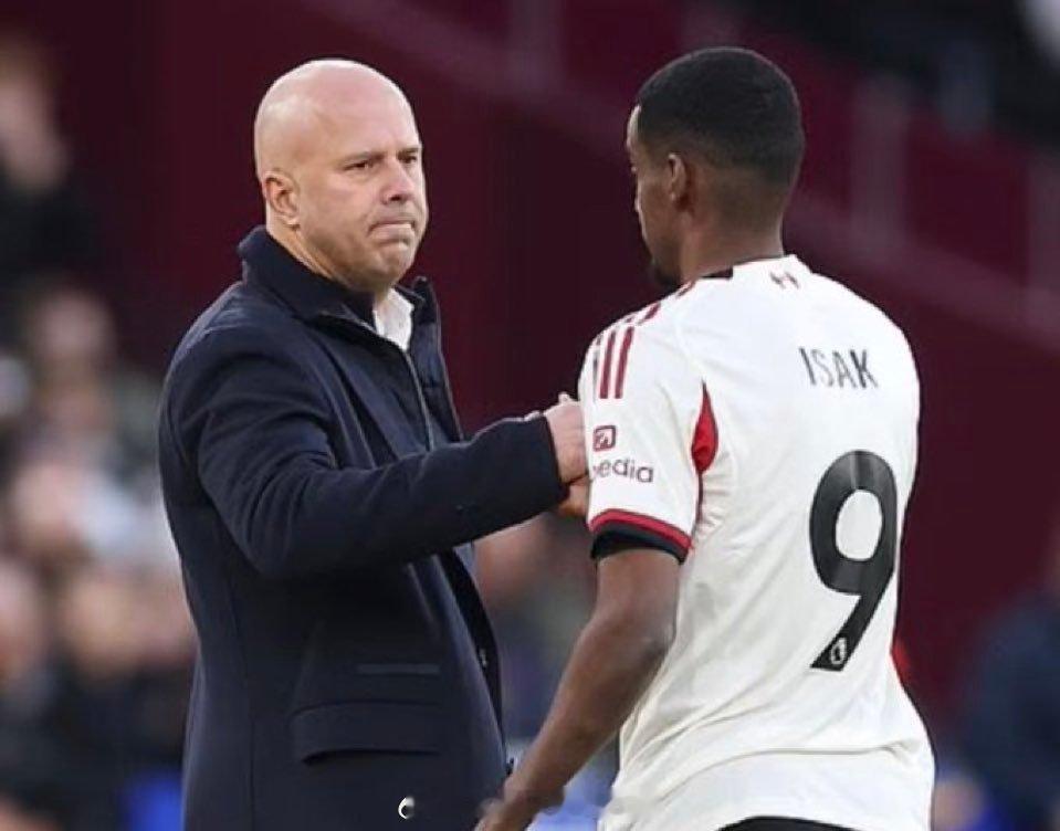 【伊萨克本赛季复出】利物浦主帅斯洛特：“很遗憾，我们还没能看到亚历山大-伊萨克的