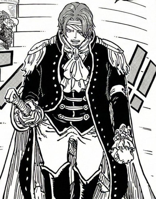 海贼王海贼王海贼王1167话这么权威的脸竟然有两张，香克斯穿正装太帅了！