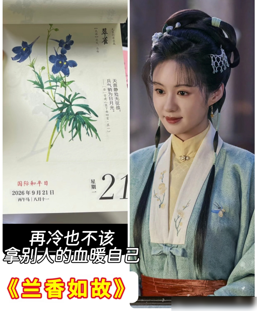 谭松韵这次真把藏拙演活了，新剧《兰香如故》收视稳了！最近谭松韵在访谈里聊起新剧《兰香如故》，一番话说