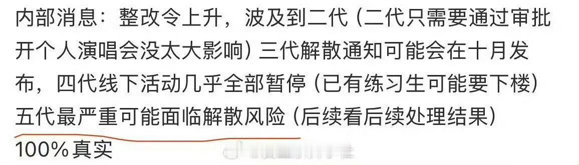#曝TOP解散通知10月发布#时代峰峻出来给个准数吧，最近看见好多不知真假的消息了​