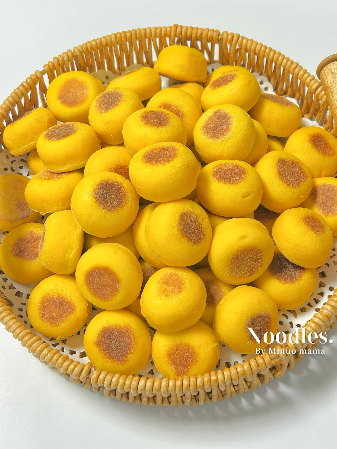 平底锅版南瓜小面包‼️香甜松软.孩子吃不够