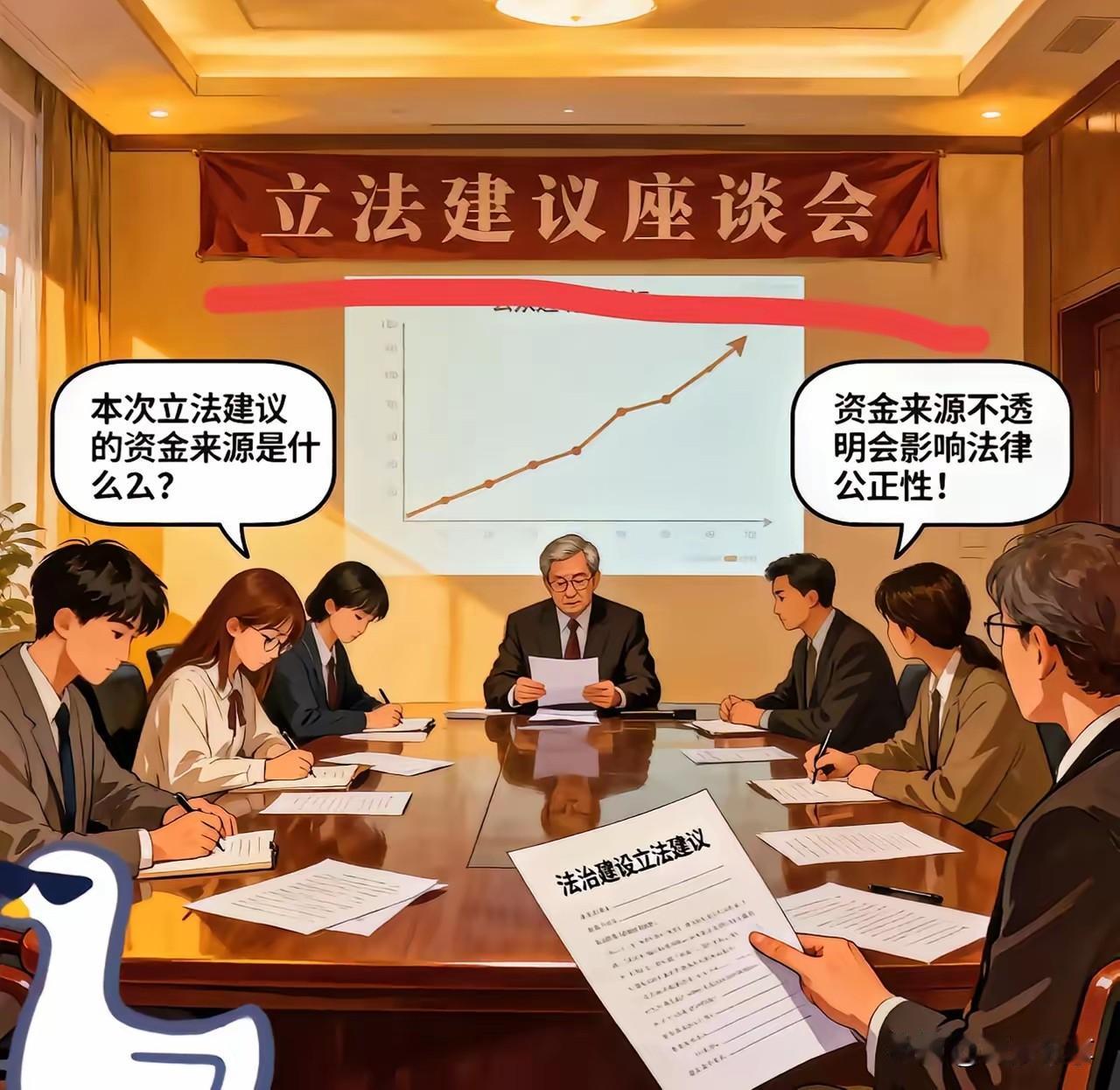 一群法学教授和法学学生，围绕着国家法治建设与法律公正的问题，向国家提立法建议。国