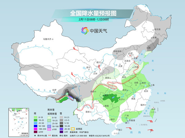 我国大部气温回升扭转偏冷格局, 后天中东部降水发展增多