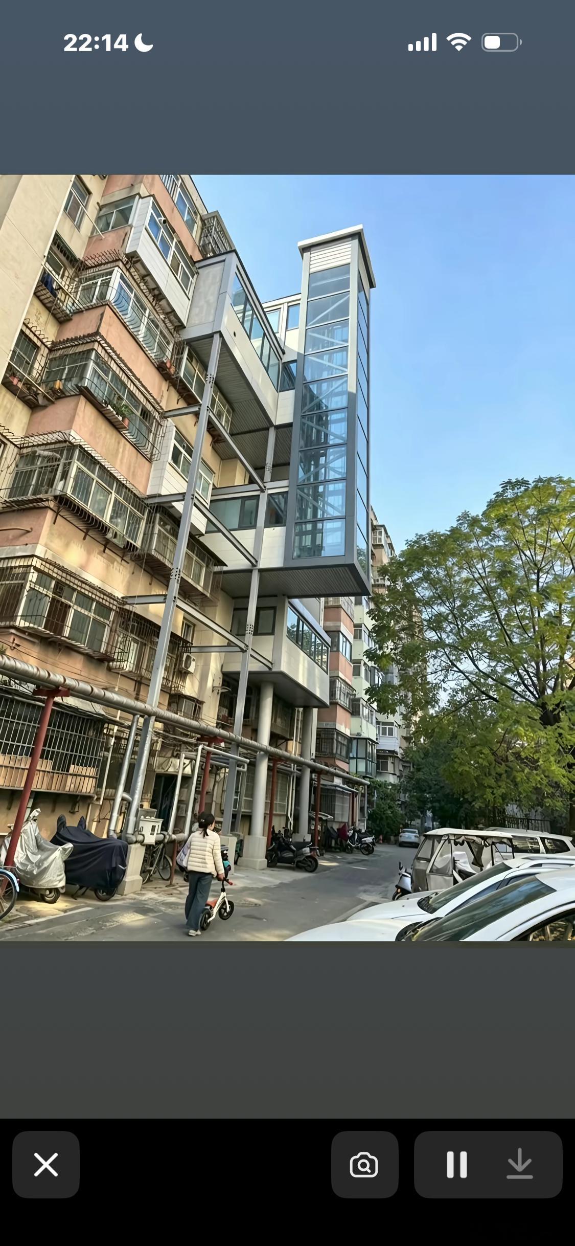 1、2、3楼不同意，就只能这样装电梯了​​​