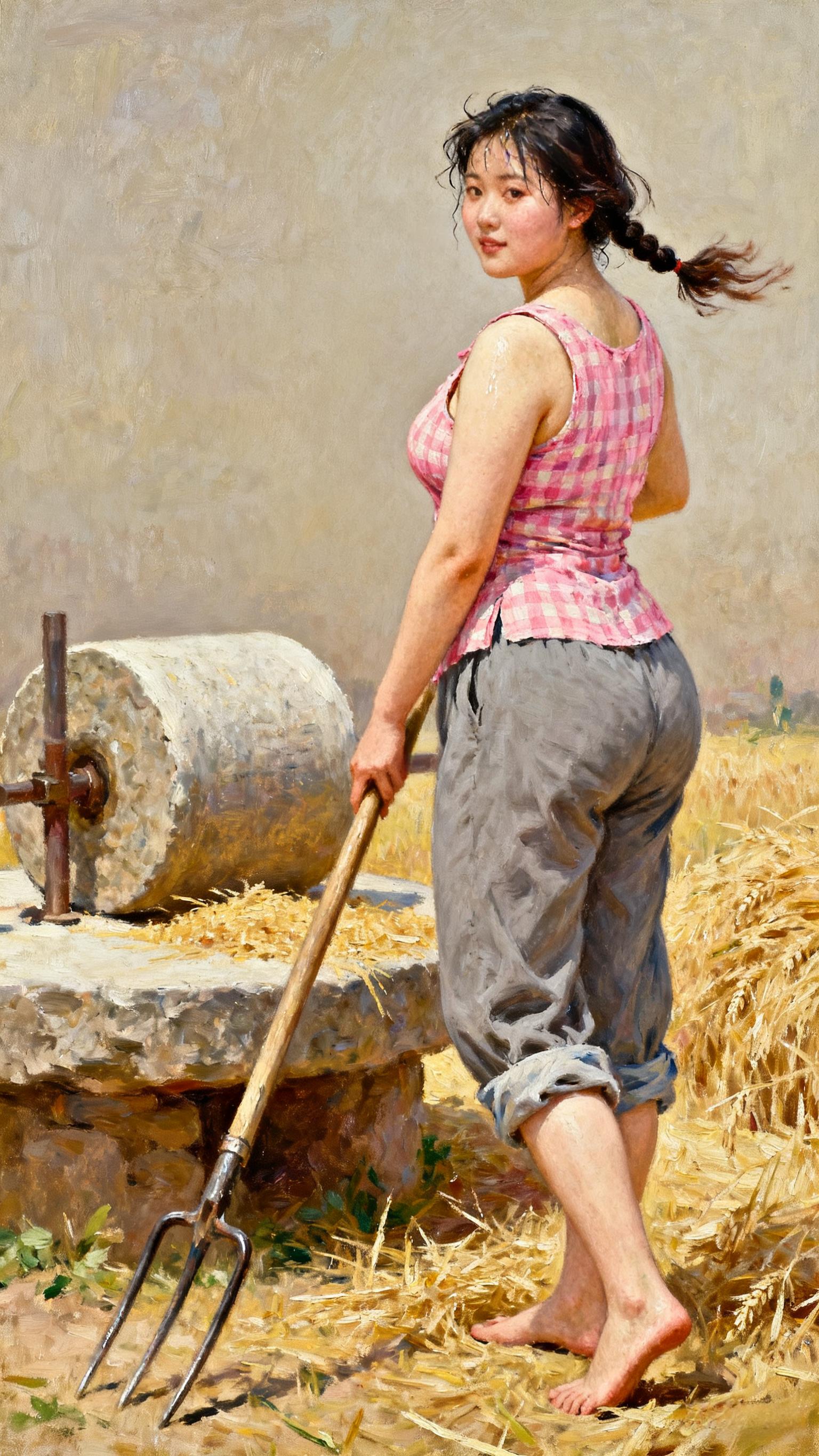 绘画题材 乡村味道 乡土气息