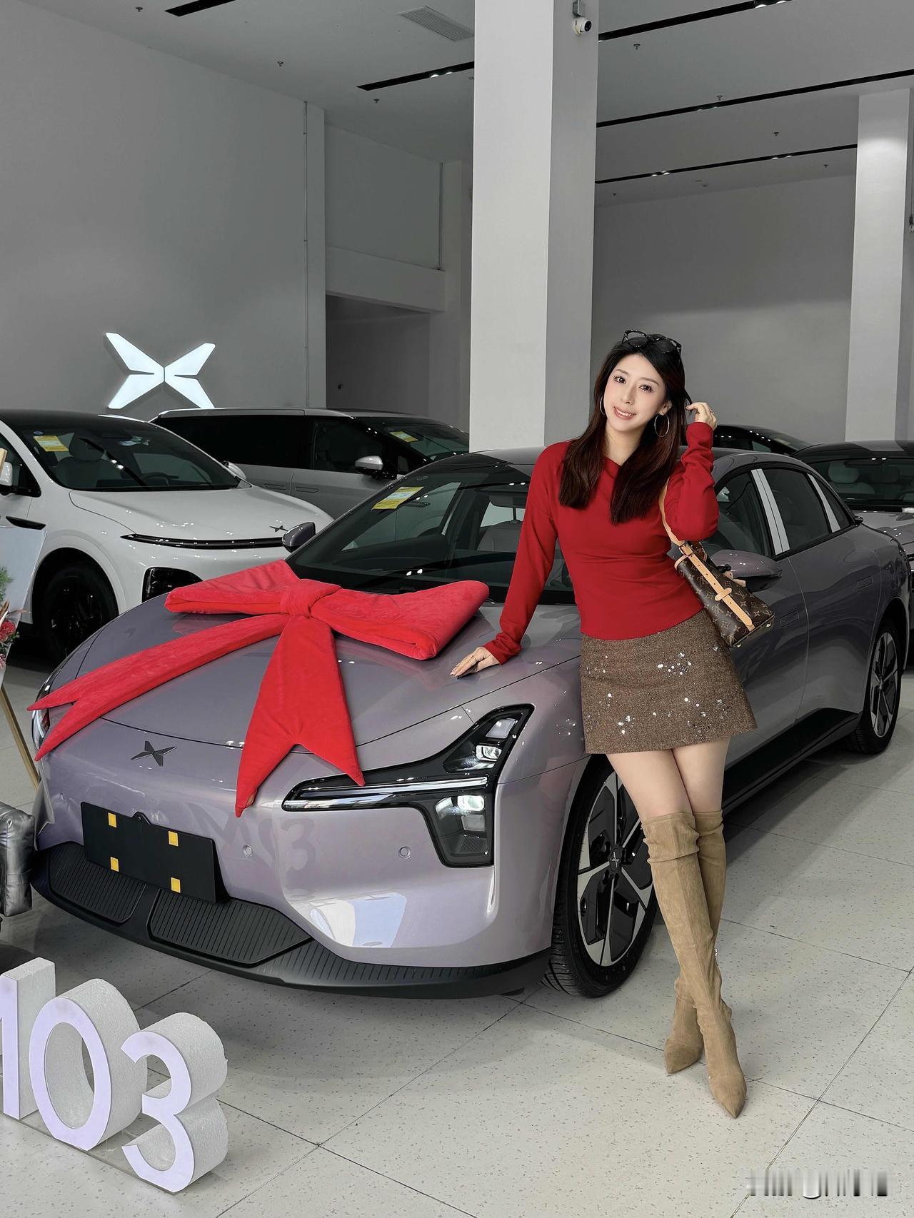 喜提大玩具小鹏M03💜紫色很有韵味！提车啦提车啦！已经提车五天了，一眼就看中这