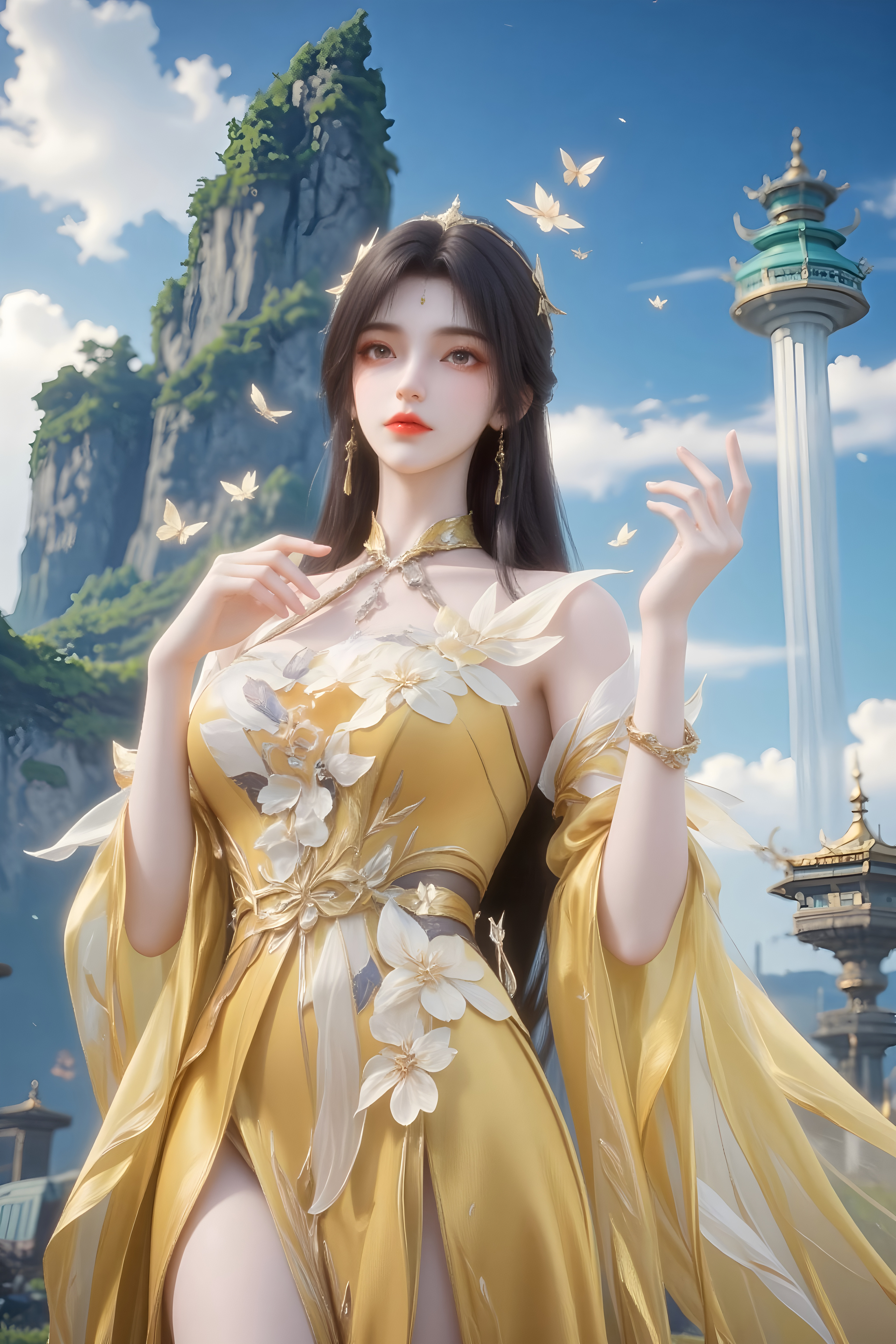 完美世界王曦【精美壁纸】她的美是那种高不可攀的冷艳！