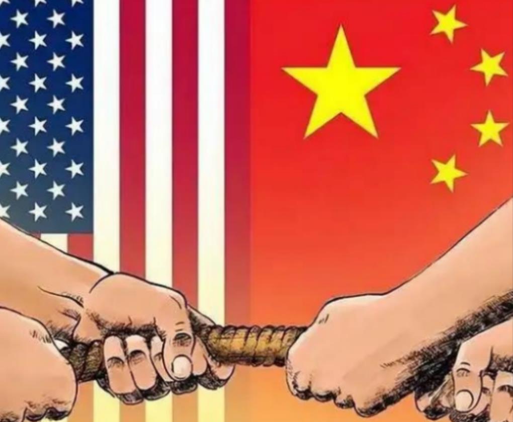 美国和中国现在关系很紧张，美国不敢动手，怕惹中国麻烦，但又不甘心，一直等着中国出
