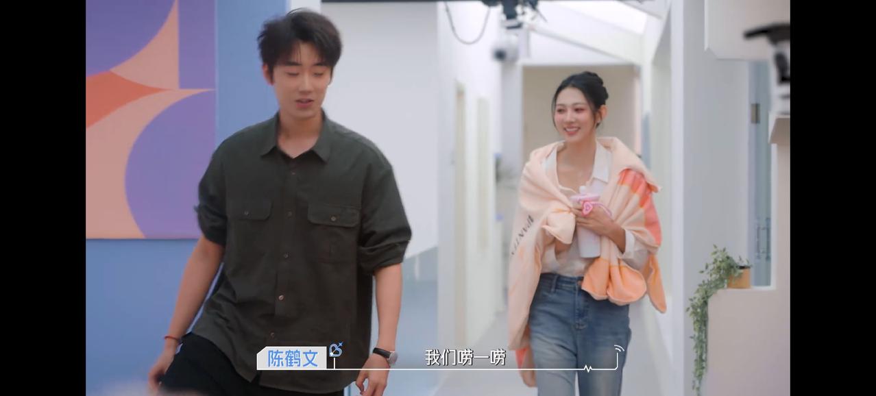 《心动的信号9》第六期，陈鹤文、沙玥儿和好，但大结局两人大概率会be。别看陈鹤