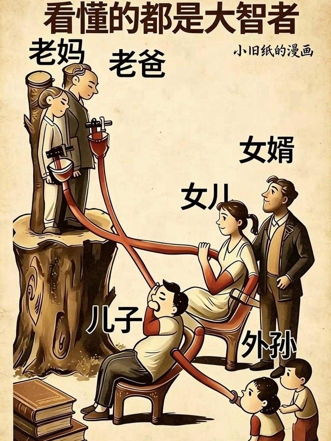 看得出来谁是外人？