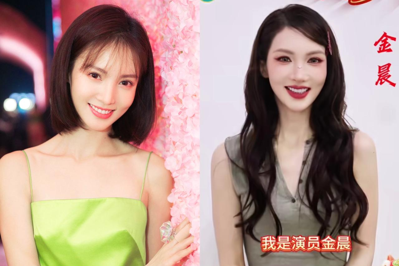 金晨再医美，就不是自己了。北舞出身的她，挺拔的身姿，精致的脸蛋，笑起来迷人。