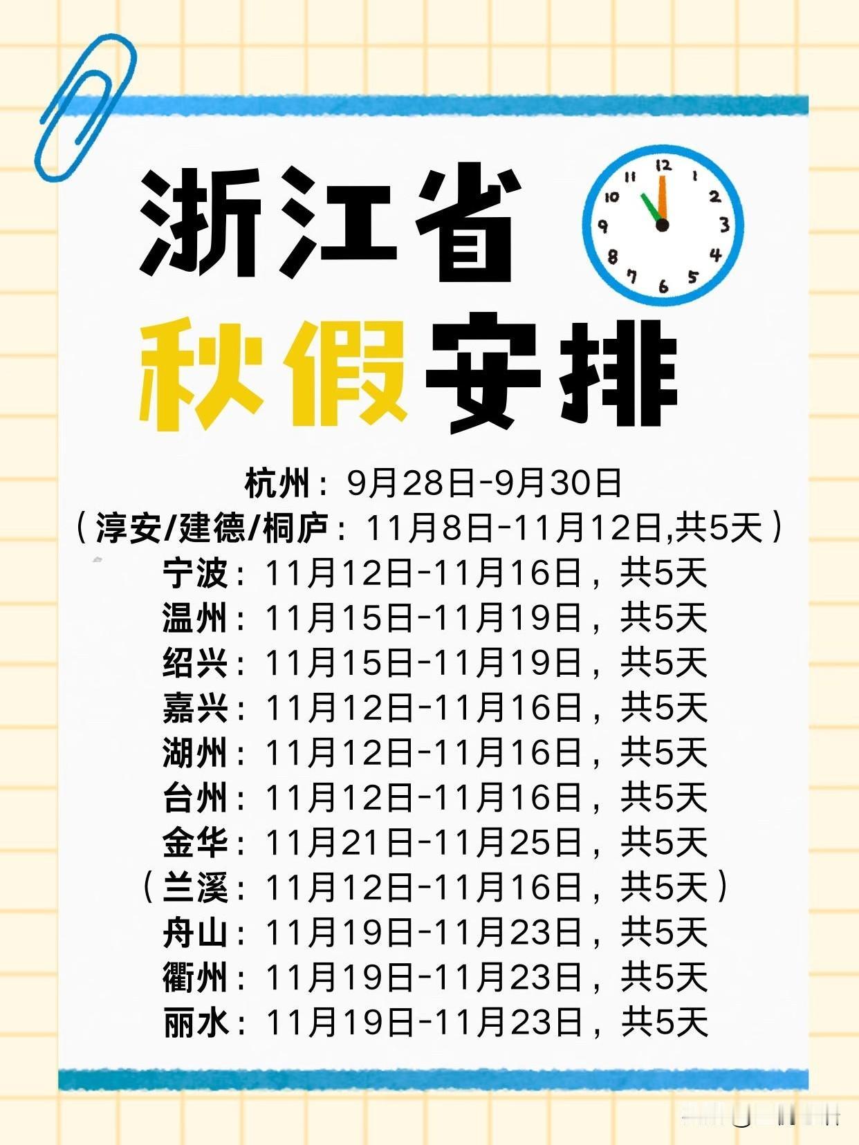 浙江的秋假也太香了吧！本来我是宅家党，结果这三天带娃在本地转了转，不知不觉花