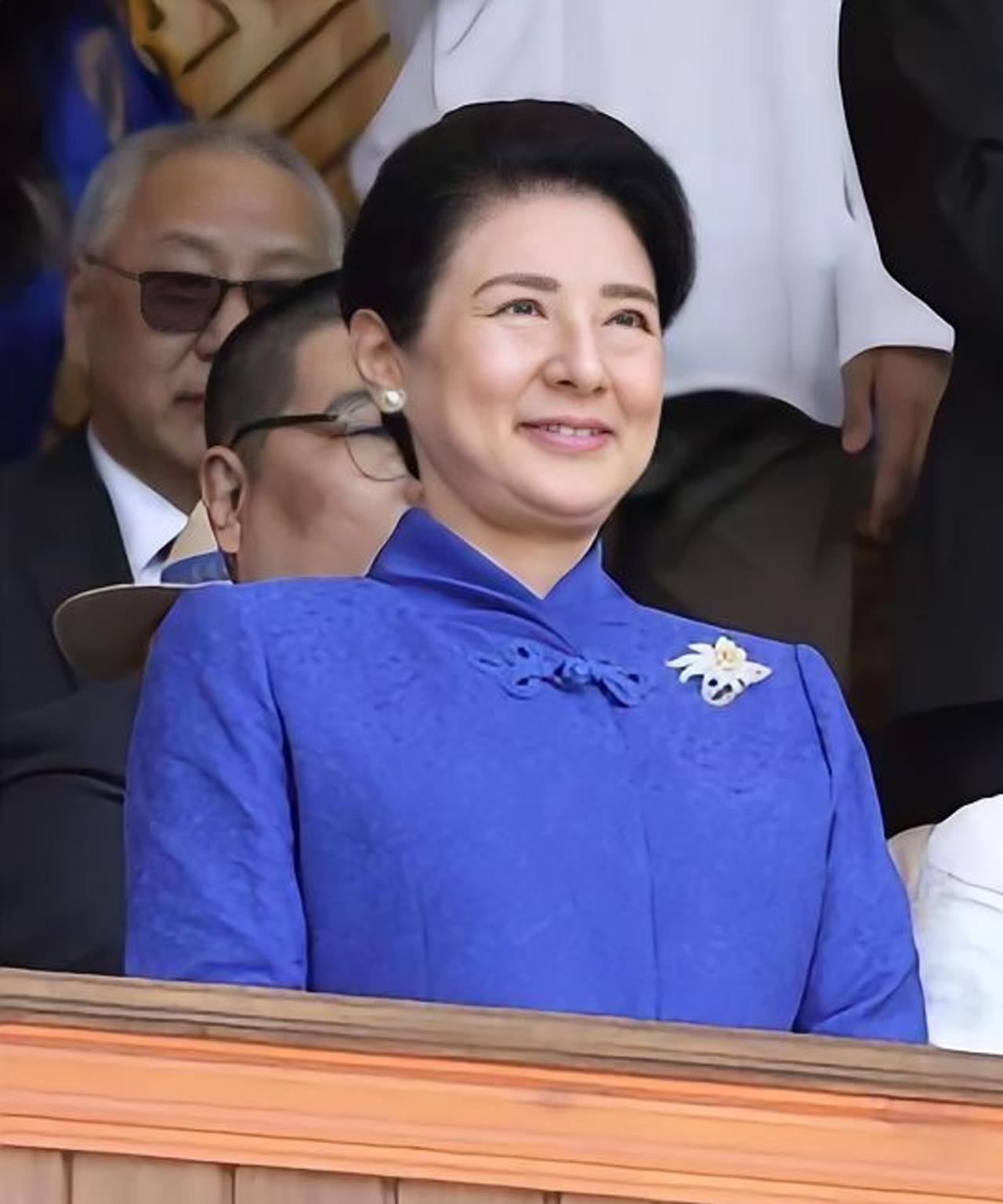 德仁天皇和雅子皇后，出席那达慕大会开幕式2025年7月11日，应蒙古总统呼日勒