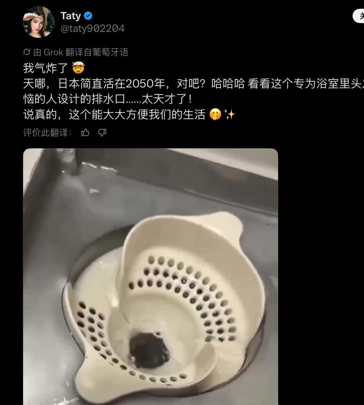 没见过世面的欧洲人，只是一个小小的排水口地漏，就把日本吹上天，这玩意几十年前就有