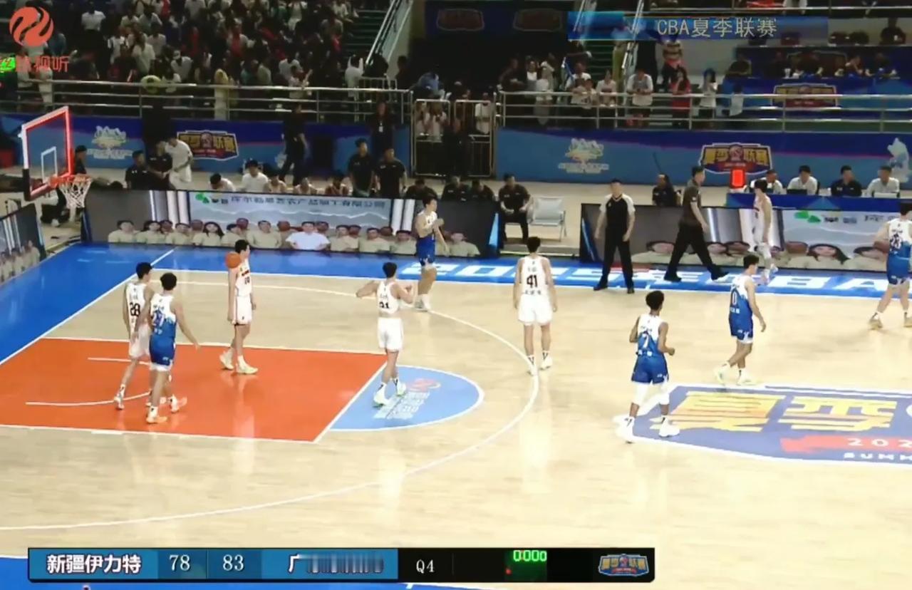 夏季联赛广东83-78新疆。刘炜:紧张激烈，我还以为我们还会赢呢？结果……。