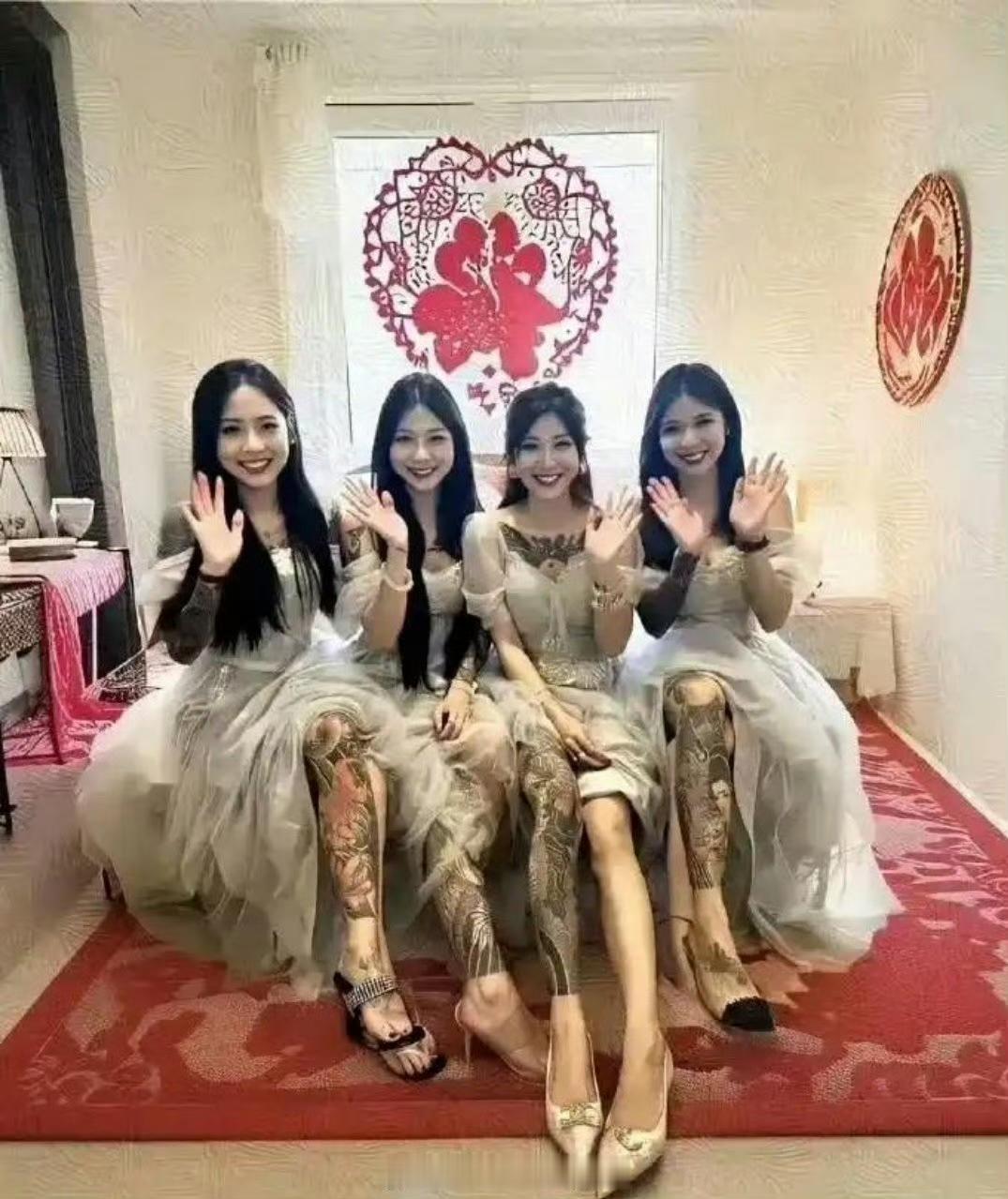 什么样的新娘才能镇住这四个伴娘？