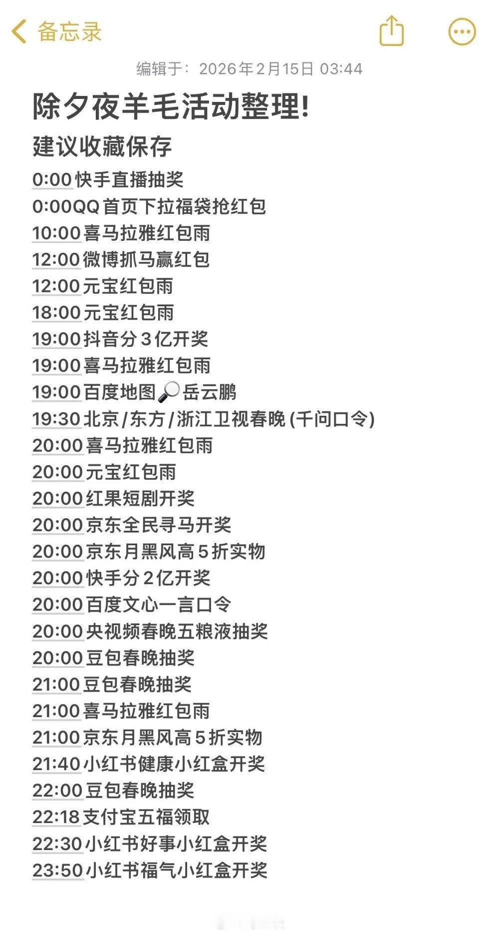 看大家一直发“2026红包分组”，我还在想是啥是啥啊？原来是除夕发红包的进度表！