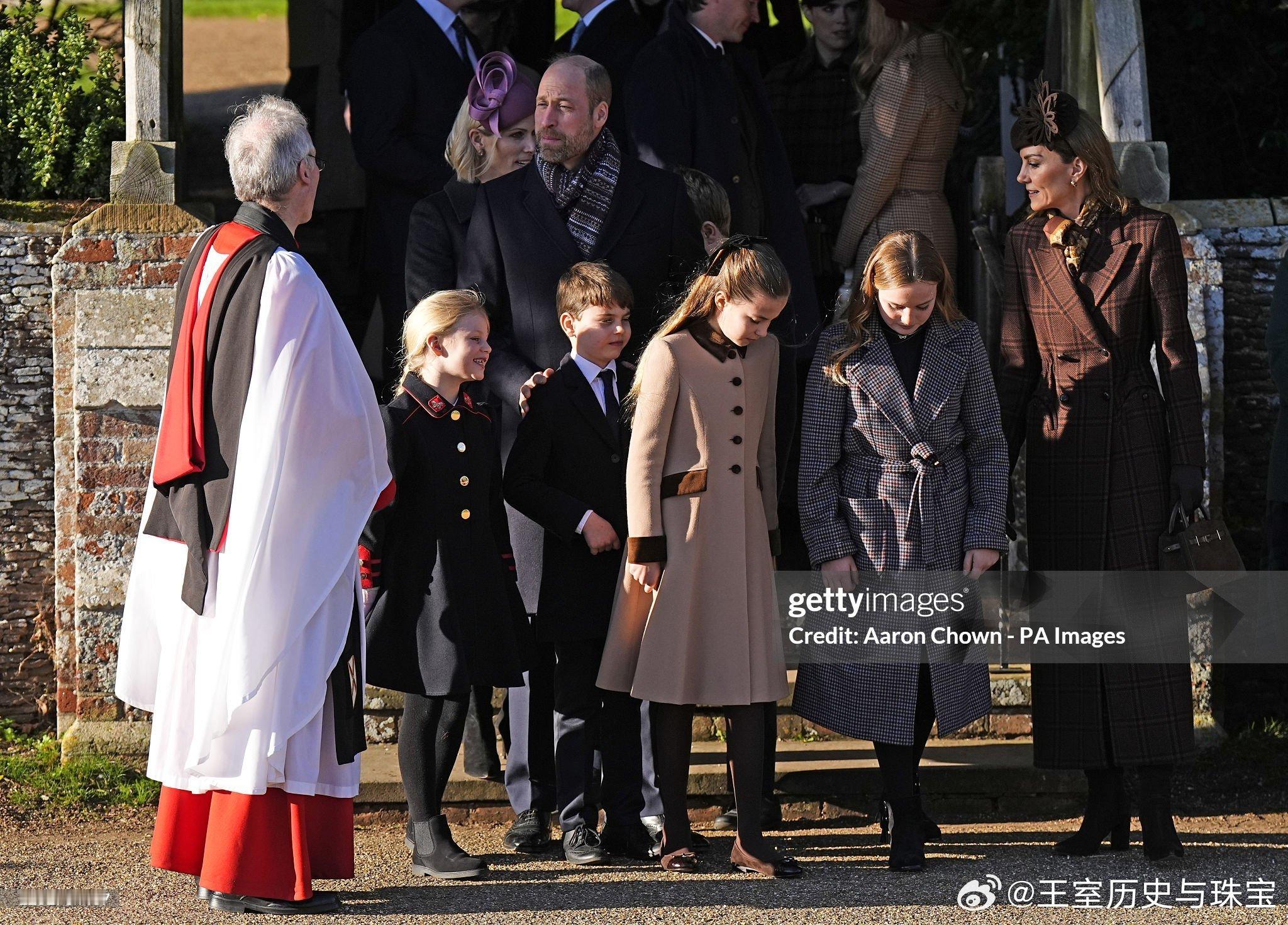 新闻2025.12.25英国王室成员出席一年一度的圣诞礼拜，Part2，一