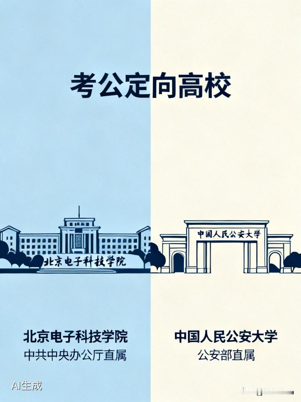 在考公竞争日趋激烈的当下，有三所特殊高校，背靠部委、定向培养，毕业生一毕业就半只
