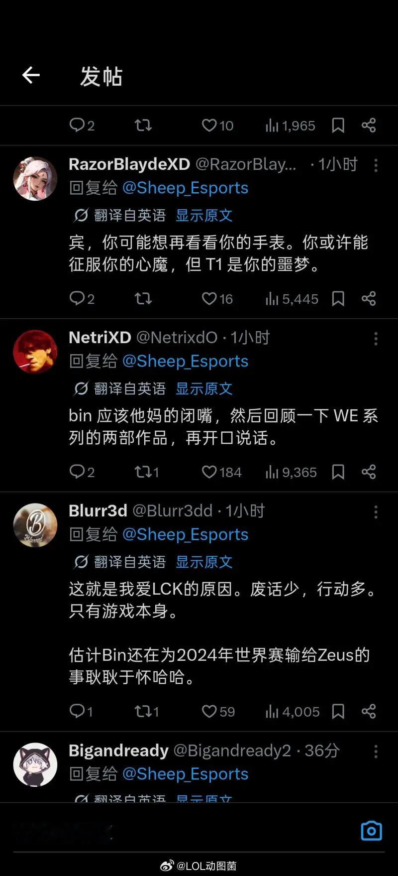 Bin谦虚点好，因为国内观众图一乐玩玩梗，国外观众那是真笑话你Bin说多兰打的菜