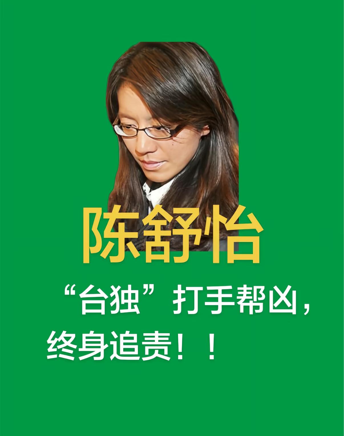 不是不报时候未到，陈舒怡办蔡正元的黑历史，被大陆终身追责盯上！回想当初办