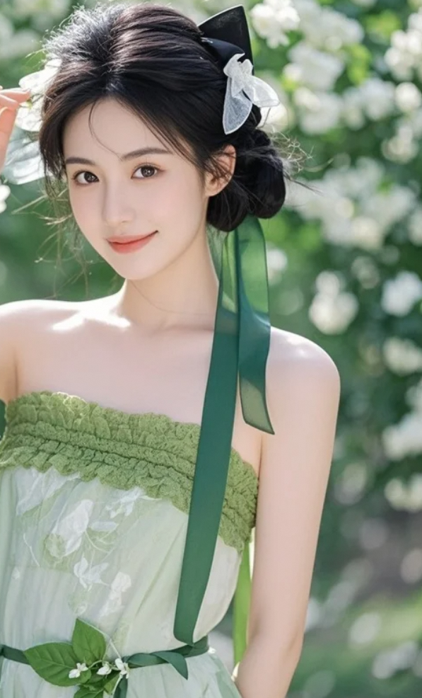 如果夏天有代言人，一定是她——立于花海，笑靥如花