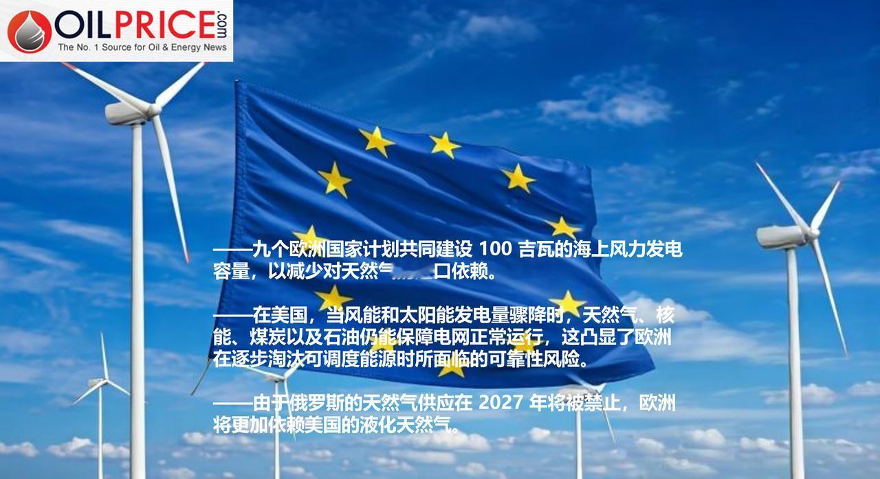 欧洲的风能计划遭遇严峻的能源现实考验欧洲已经持续四年努力减少对进口能源的依赖