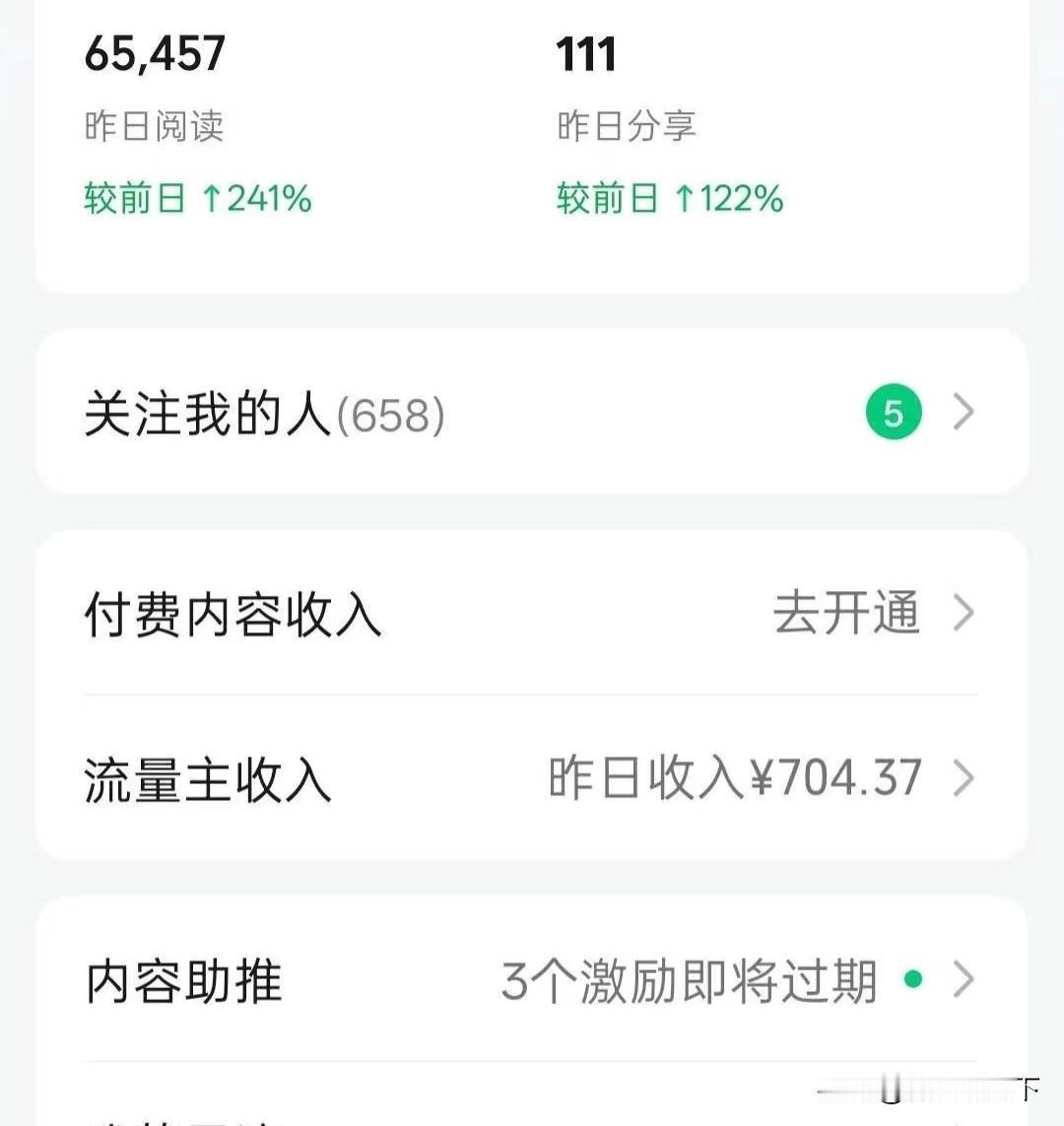 有人一天收入700多，你说写文章赚不赚钱？所有幅业的底层逻辑，其实就是一样的，所