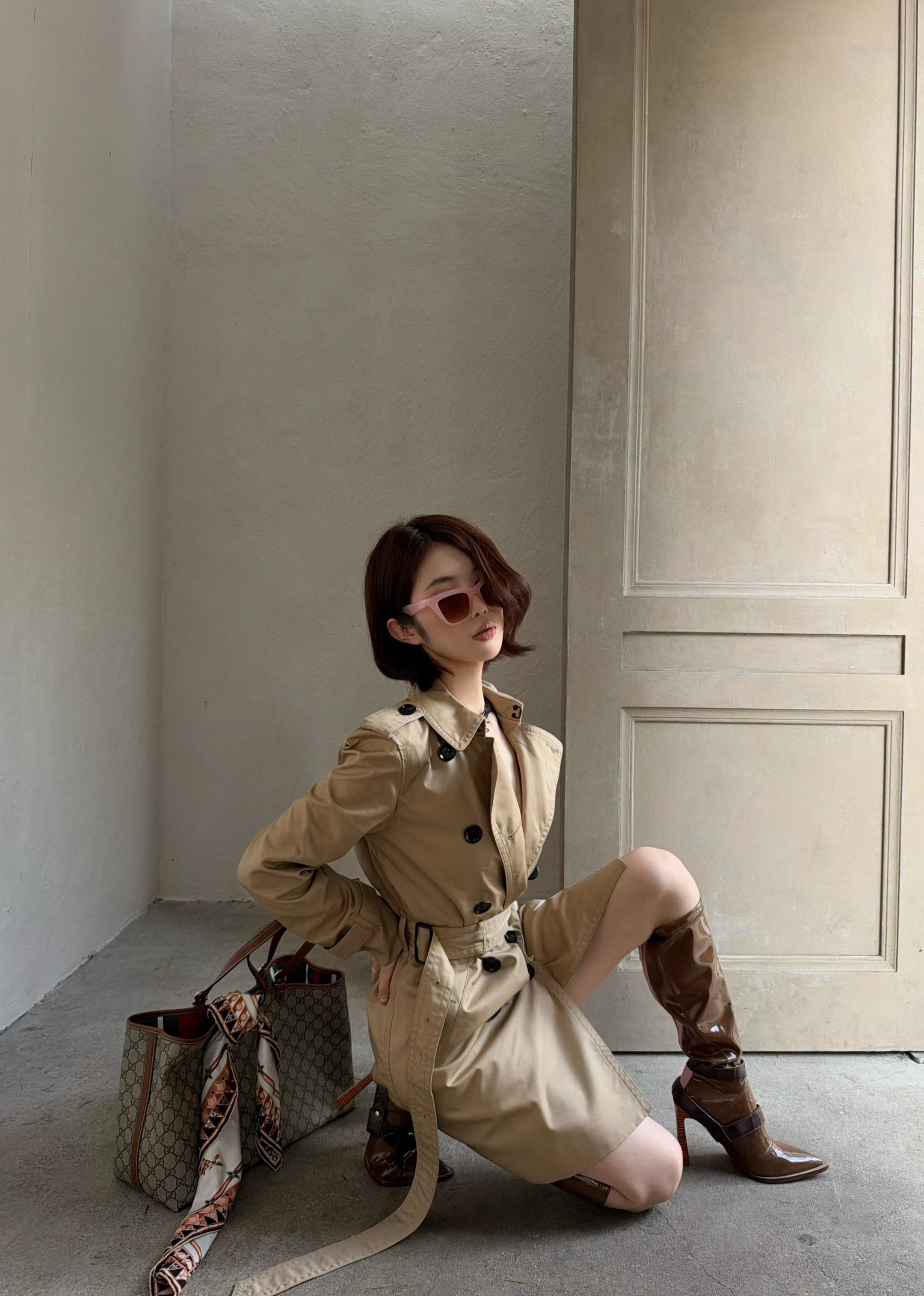 风衣look 日常穿搭分享