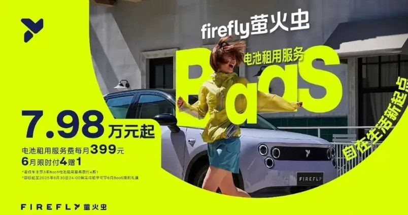 该来的一定会来，蔚来萤火虫正式推出BaaS电池租用购买方案。当前该车自在版售价为